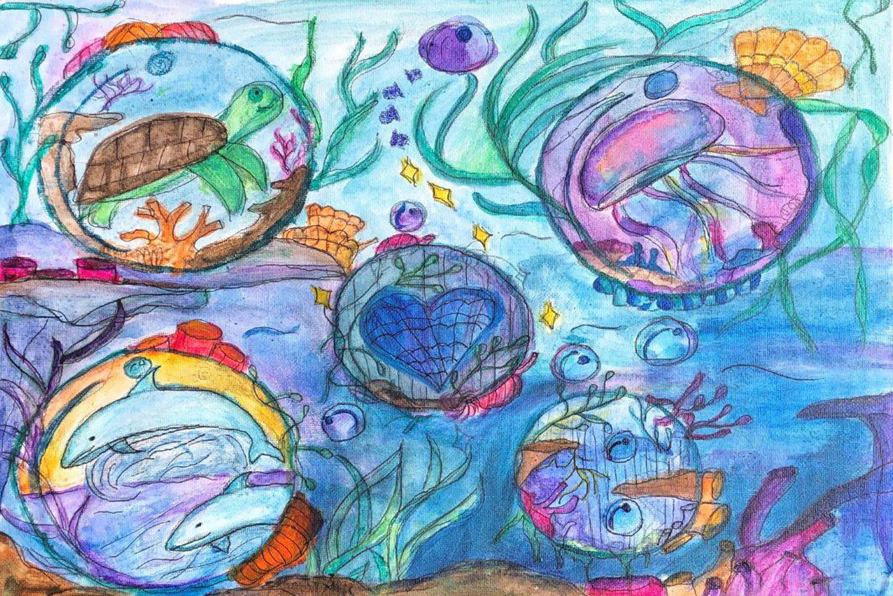 Students Across California Send Giant Ocean Protection Message through Art for World Ocean Day